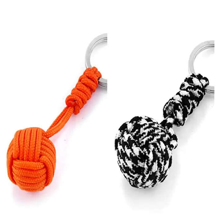 Cadeau pour femmes hommes cordon utile bijoux Parachute corde lanière porte-clés