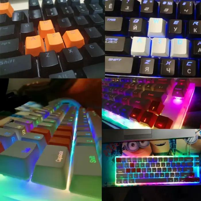 Capuchons de clavier rétroéclairés adaptés à aucun commutateur MX
