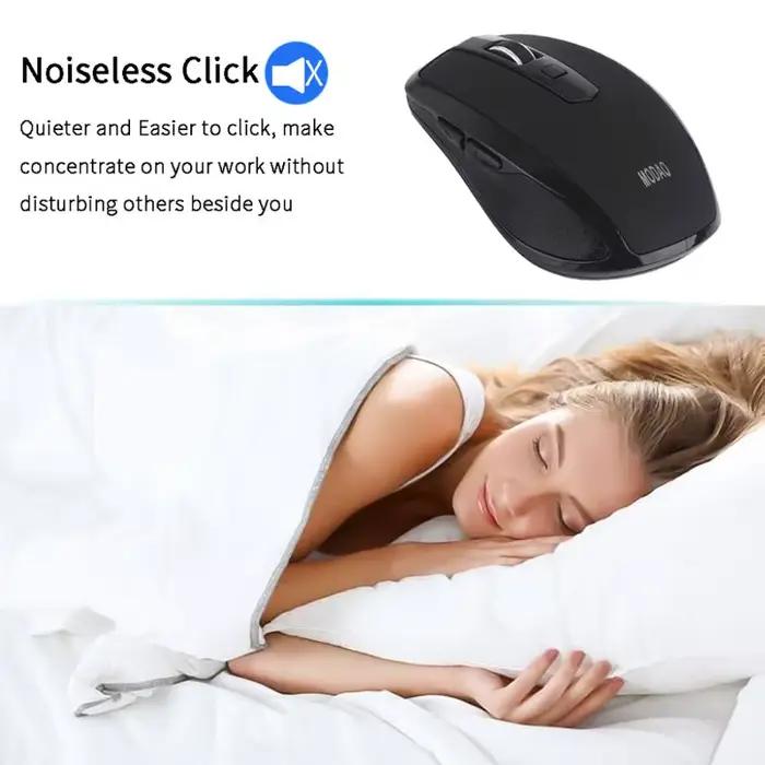 F3MA 2.4G souris sans fil 6 boutons silencieux USB Type C 1200 1600 DPI