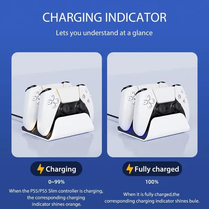 Chargeur PS5, station de chargement PlayStation pour mode