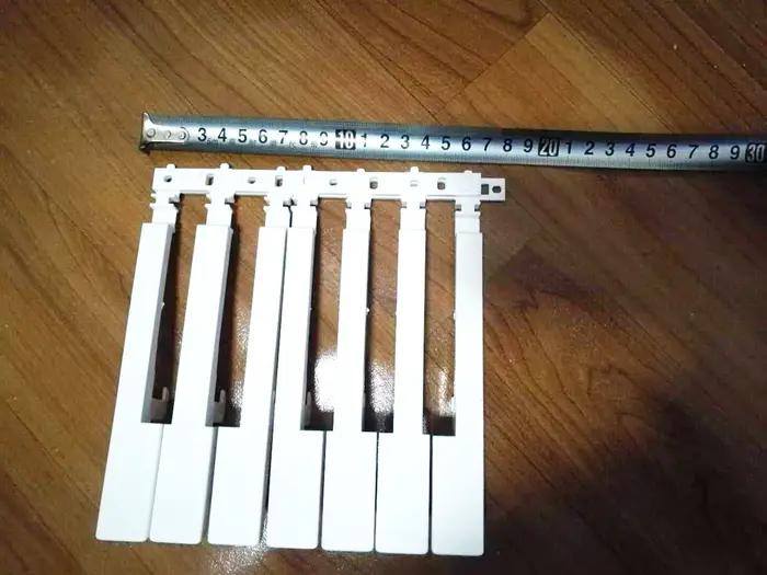 Pièces de clavier à touches blanches de remplacement