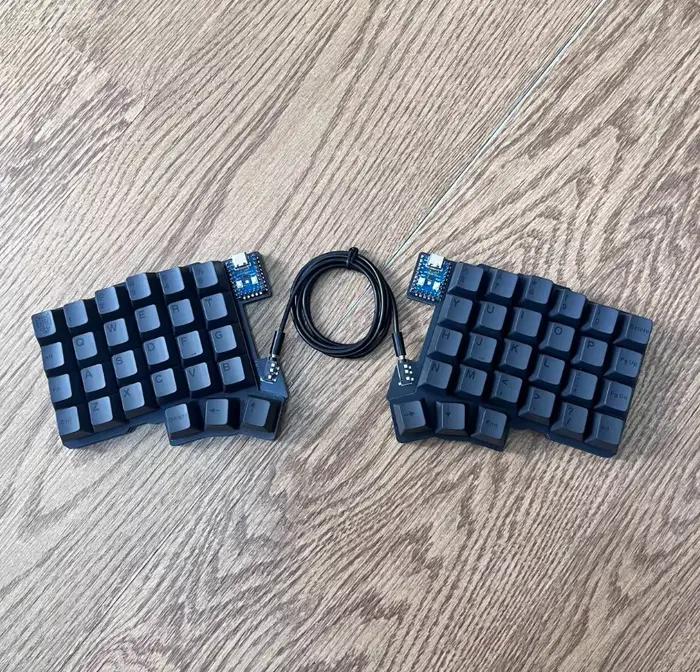 Silakka54 clavier mécanique divisé filaire personnalisé monomode échange à chaud ergonomique jeu