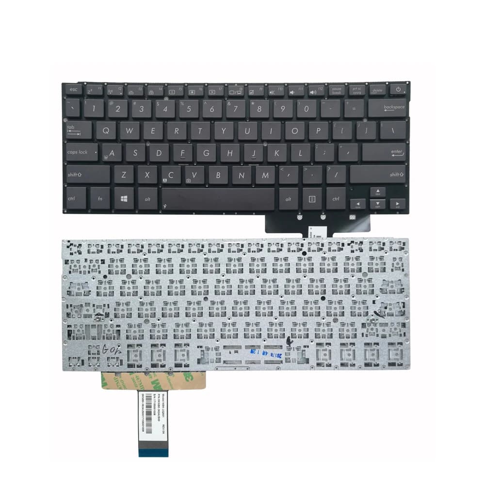 Clavier d'ordinateur portable avec rétroéclairage américain et anglais, compatible avec ASUS Zenbook