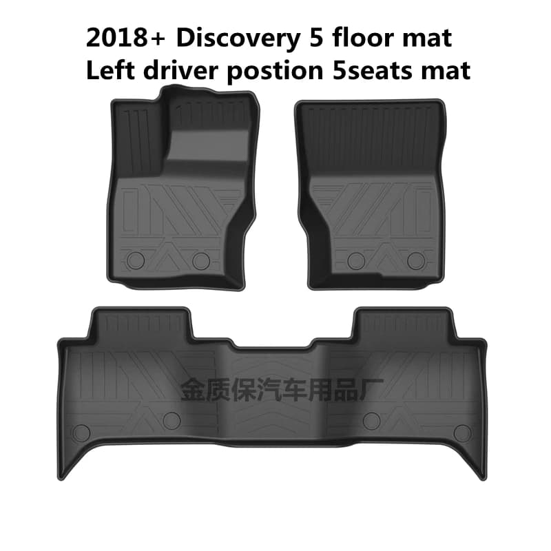 Tapis de voiture étanche pour Land Rover Discovery5, AllWeather Tbagcar, polymères de sol, virus de