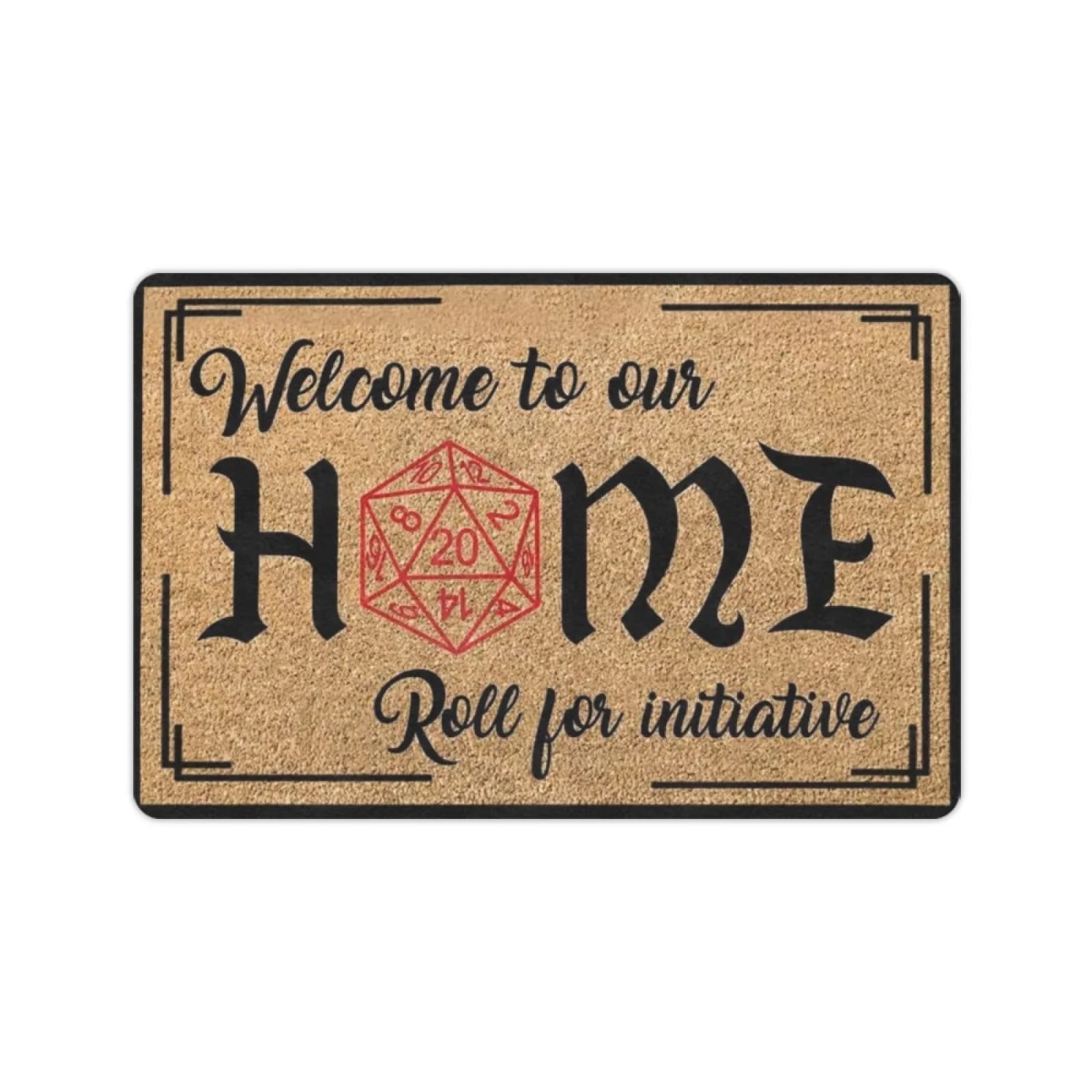 Bienvenue à notre maison rouleau pour Initiative tapis de porte de jeu tapis de sol en caoutchouc an