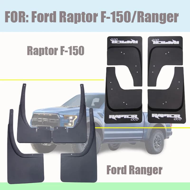 Garde-boue pour Ford Raptor F-150 Ranger 514 up, garde-boue, garde-boue, garde-boue de voiture, acce