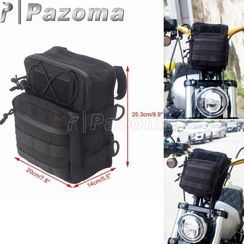 Sacoche de Style Club pour Harley Sportster Dyna Softail café Racer Moto sac de rangement de bagages
