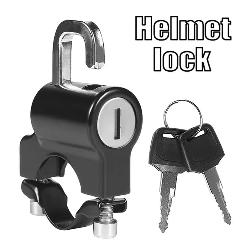 Antivol de casque de vélo électrique multifonctionnel avec fixation de tête de casque