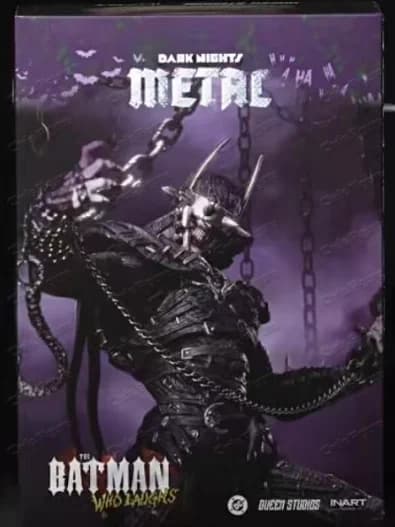 En stock INART expédié sous 18 heures Batman Dark Night: Metal Laughing Bat 1/12 Figurine d'action M