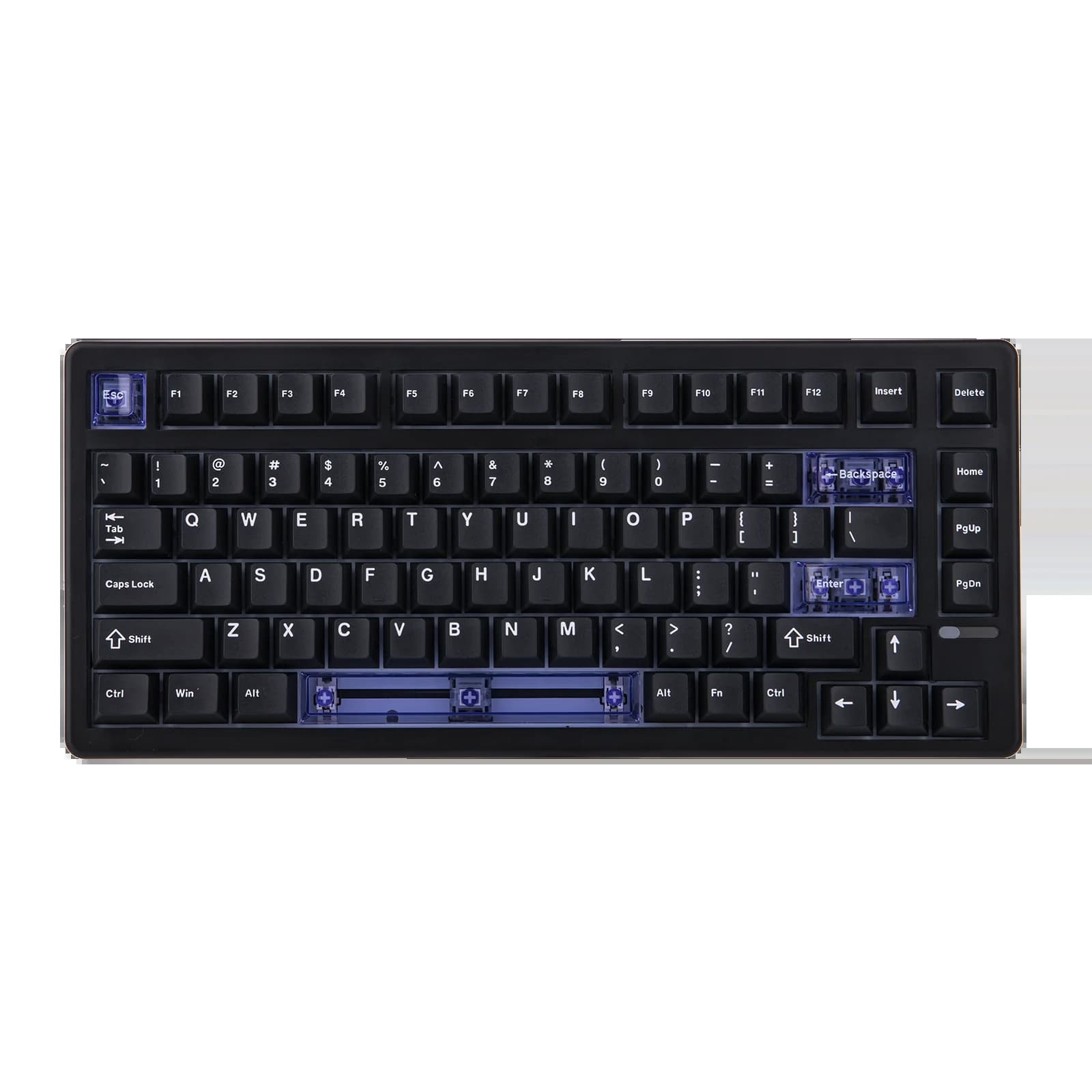 EPOMAKER HE80 75% disposition QWERTY américaine joint crémeux échangeable à chaud effet Hall filaire