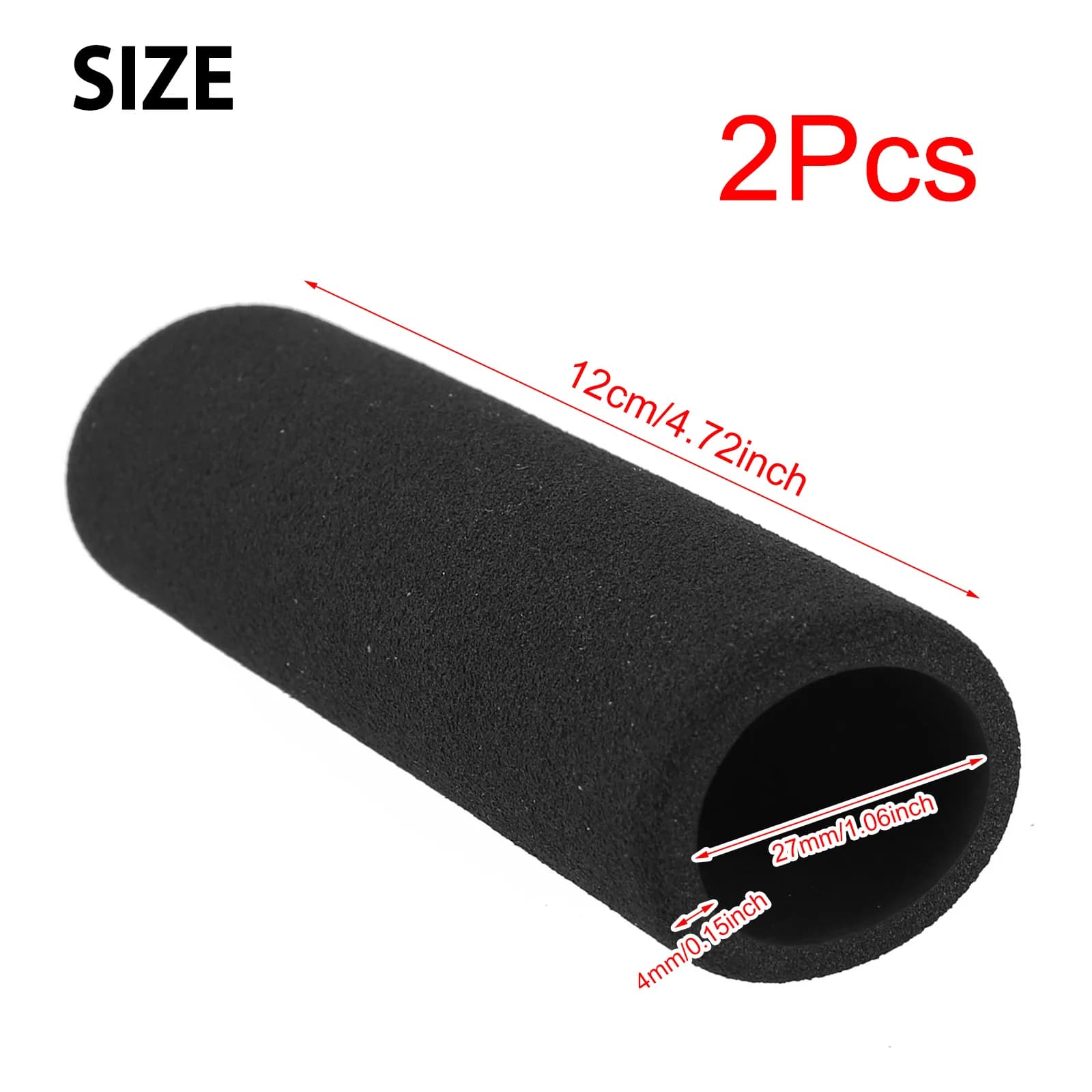 Poignées coordonnantes anti-vibration pour moto, mousse, confort, guidon