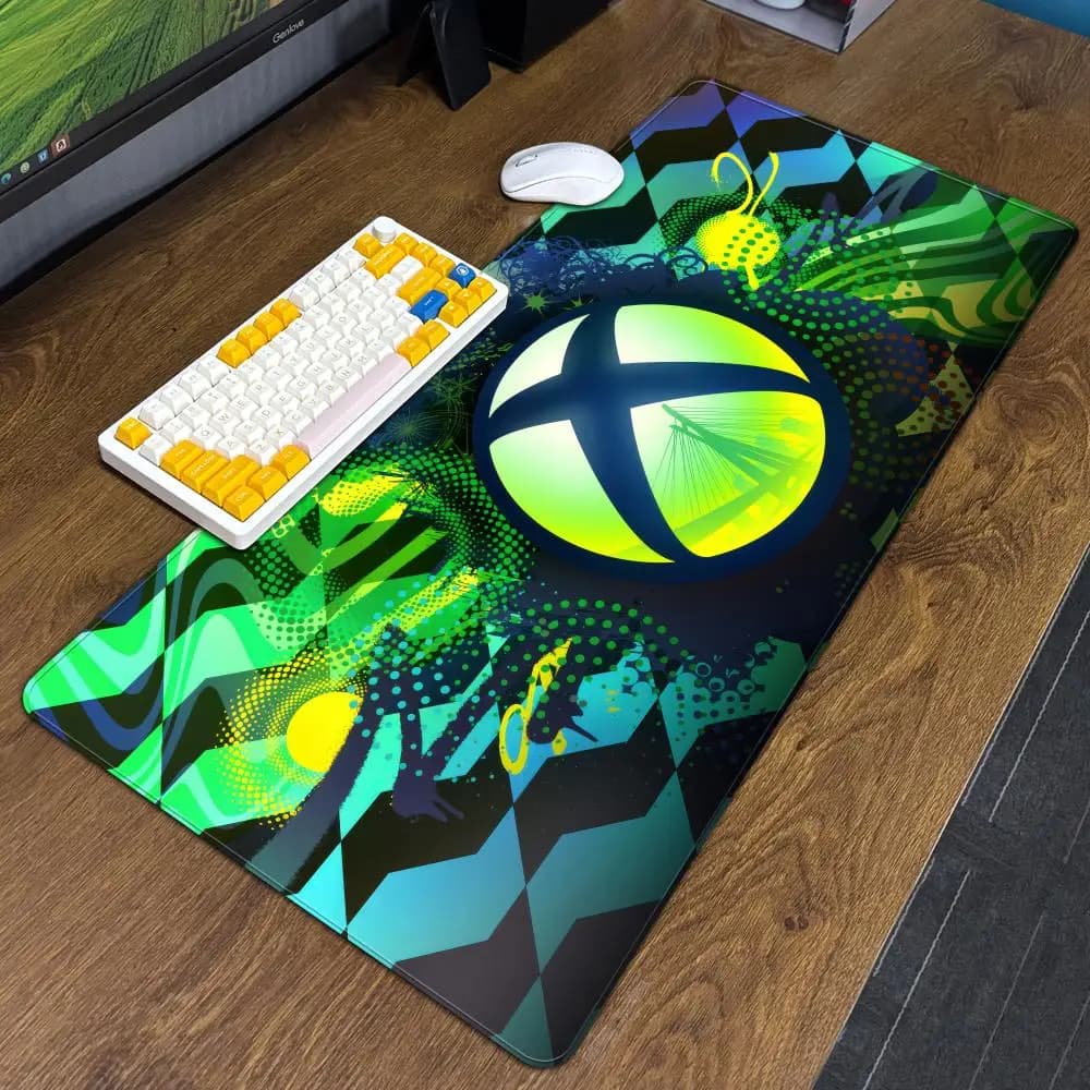 Jeu x-xbox tapis de souris XXL accessoires d'ordinateur grand clavier ordinateur portable tapis de T