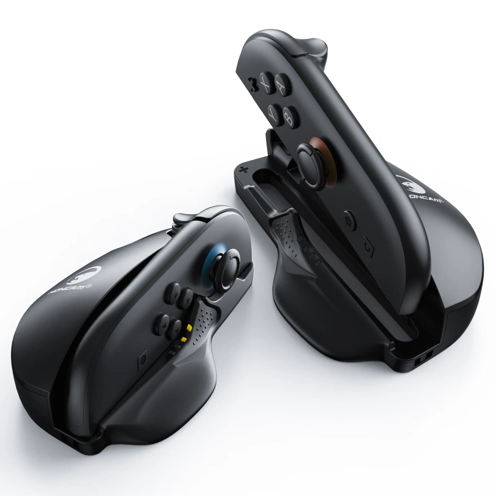 Poignée ergonomique pour manette Honcam pour Switch 2 JonCons, lot de 2, avec coussinets de glisse e