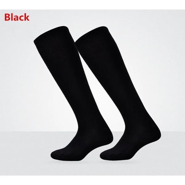 Chaussettes de sport pour hommes, respirantes au-dessus du genou, chaussettes longues de football