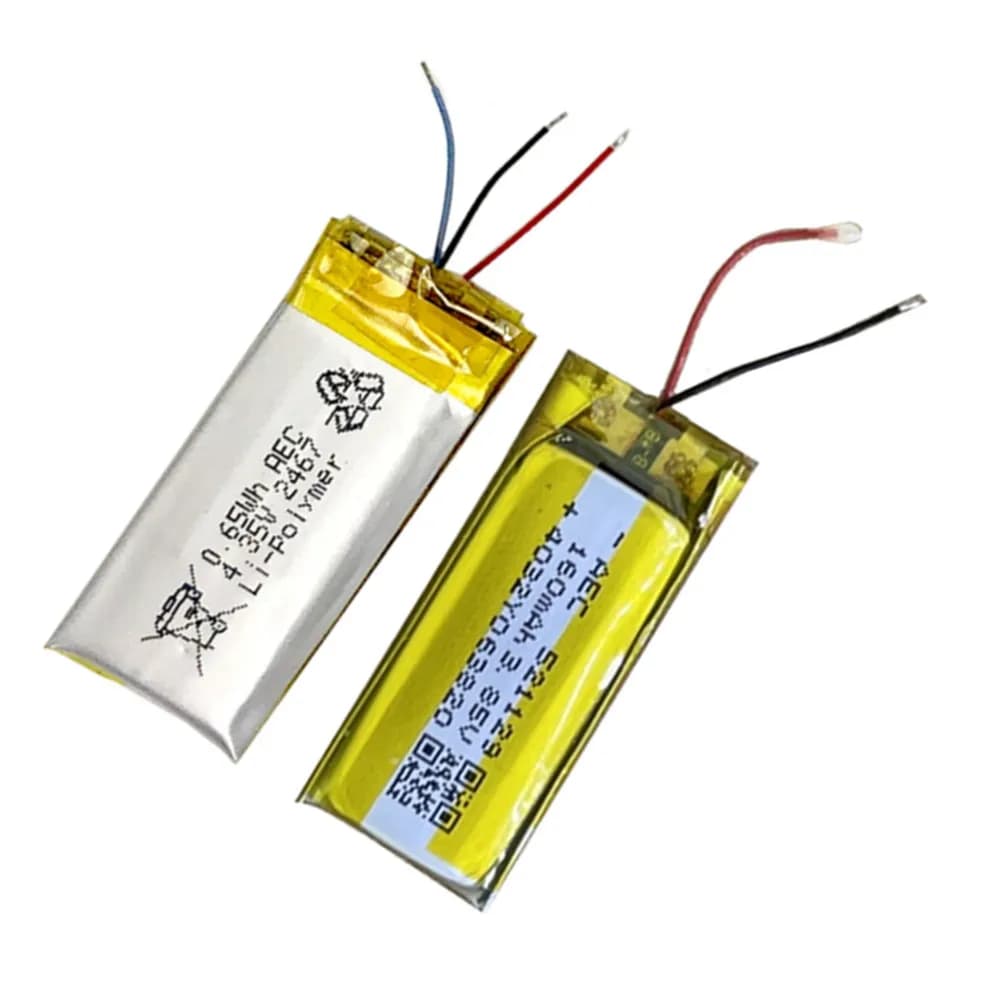 Batterie de remplacement originale 160mAh 3.85V AEC521128 AEC521129 521129, pour Shokz AS800 AS820,