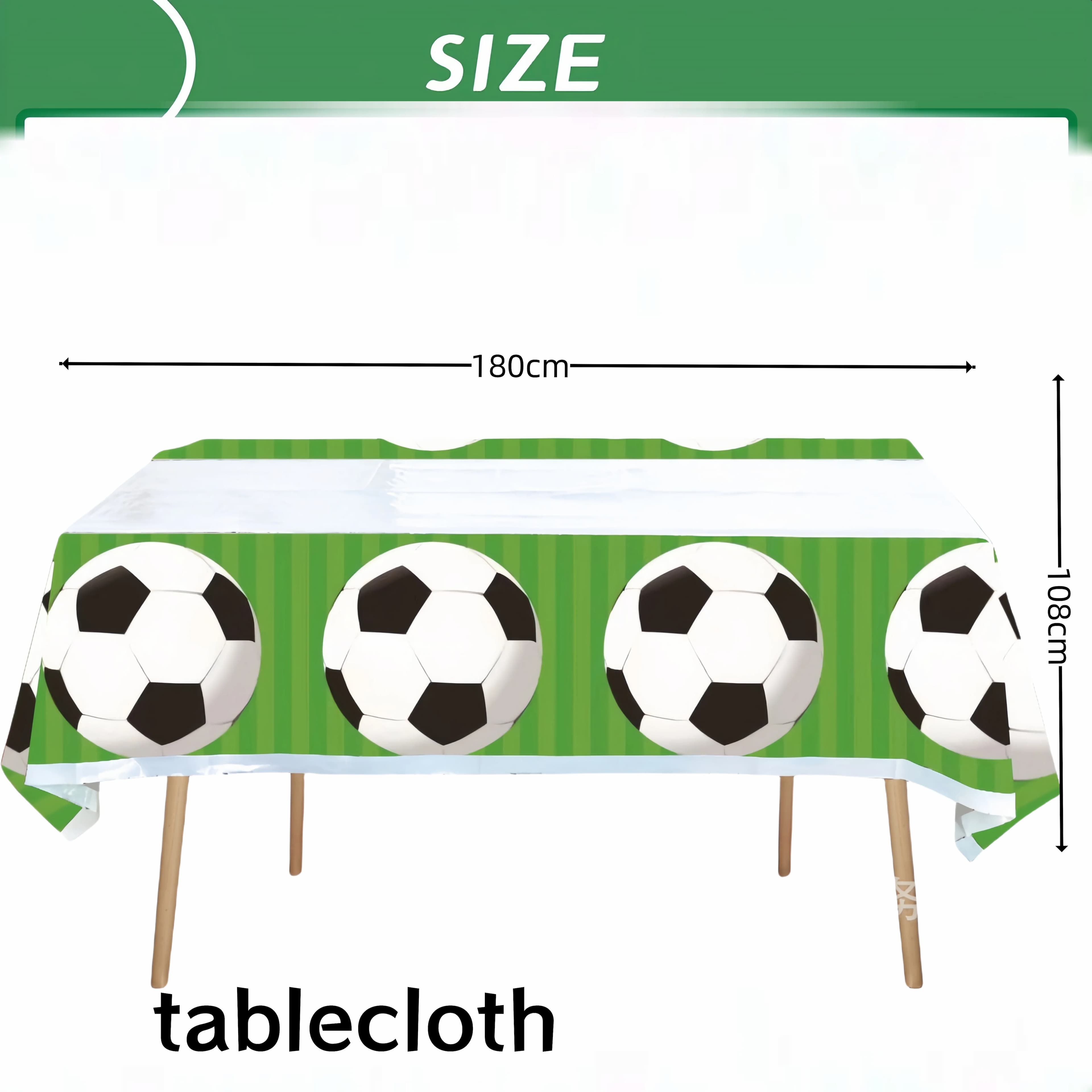 Nappe de Football jetable, décor de fête d'anniversaire, couverture de Table de basket-ball, cadeau