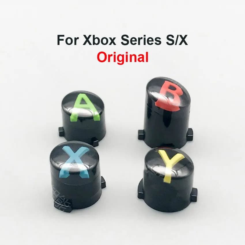 Kit de boutons de remplacement ABXY pour manette sans fil Xbox Series X, compatible avec Xbox One S,