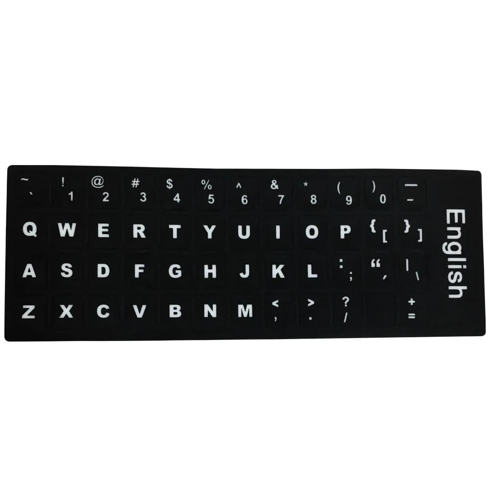 Autocollant de clé de clavier pour ordinateur portable, lettre, ordinateur portable, peau espagnol,