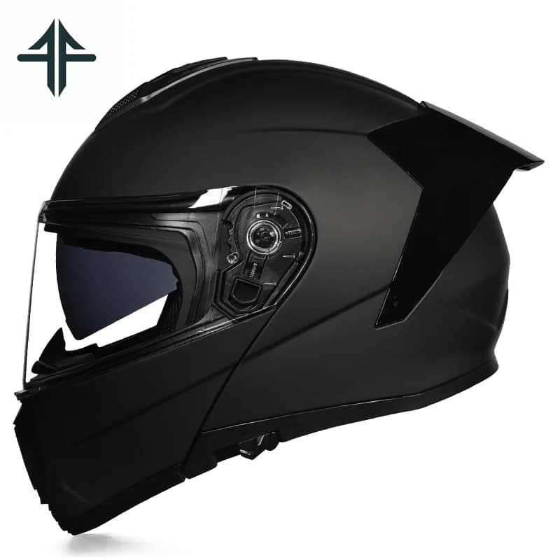 Casque intégral de Moto personnalisé pour hommes et femmes, à la mode, à double lentille, pour cours