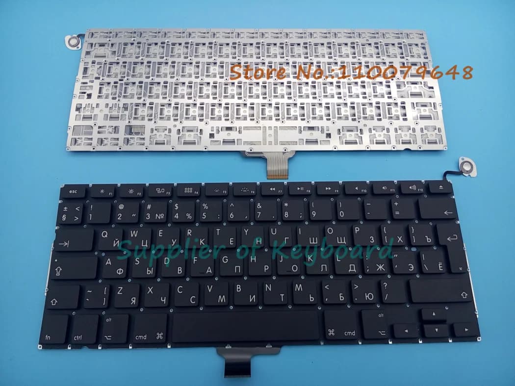 Clavier russe/portugais/français/hongrois/tchèque pour Apple Macbook Pro 13 "13.3'' A1278 Unibody MC