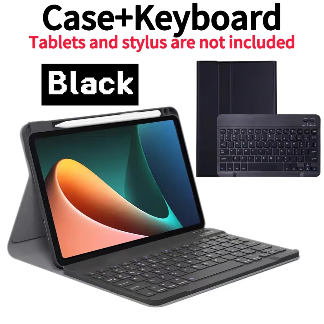 Étui pour Xiaomi Pad 5 11 pouces, housse de clavier, étui pour Xiaomi Pad 5 Pro 11 pouces, clavier B