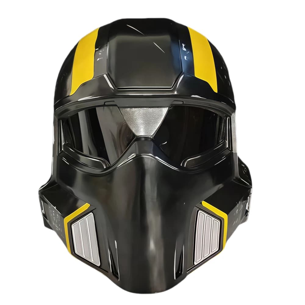 Masque de cosplay pour casque exosquelette Helldivers 2 B-01, masque intégral en PVC Super Earth, ac