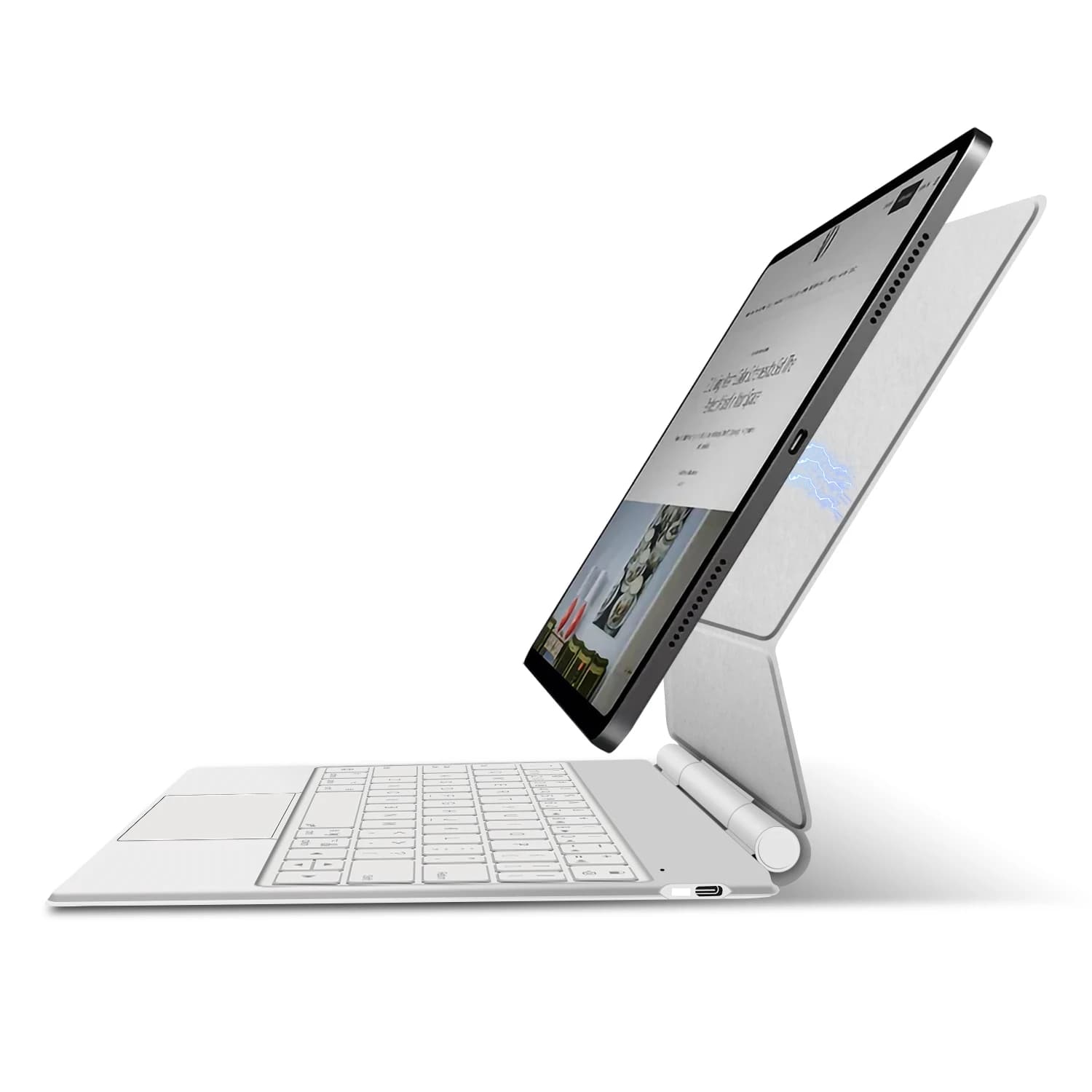 Clavier magique LFOIQN pour iPad Pro 11 pouces 1ère 2ème 3ème 4ème 12,9 3ème 5ème 6ème 2018-2022 Air