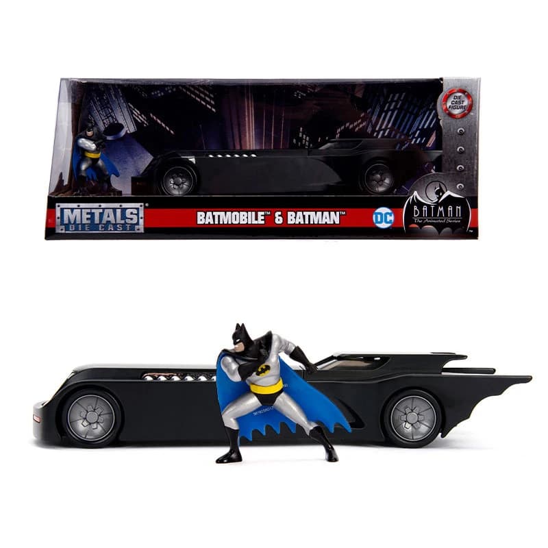 JADA Batman la série animée Batmobile 1:24 modèle de voiture moulé sous pression JD30916