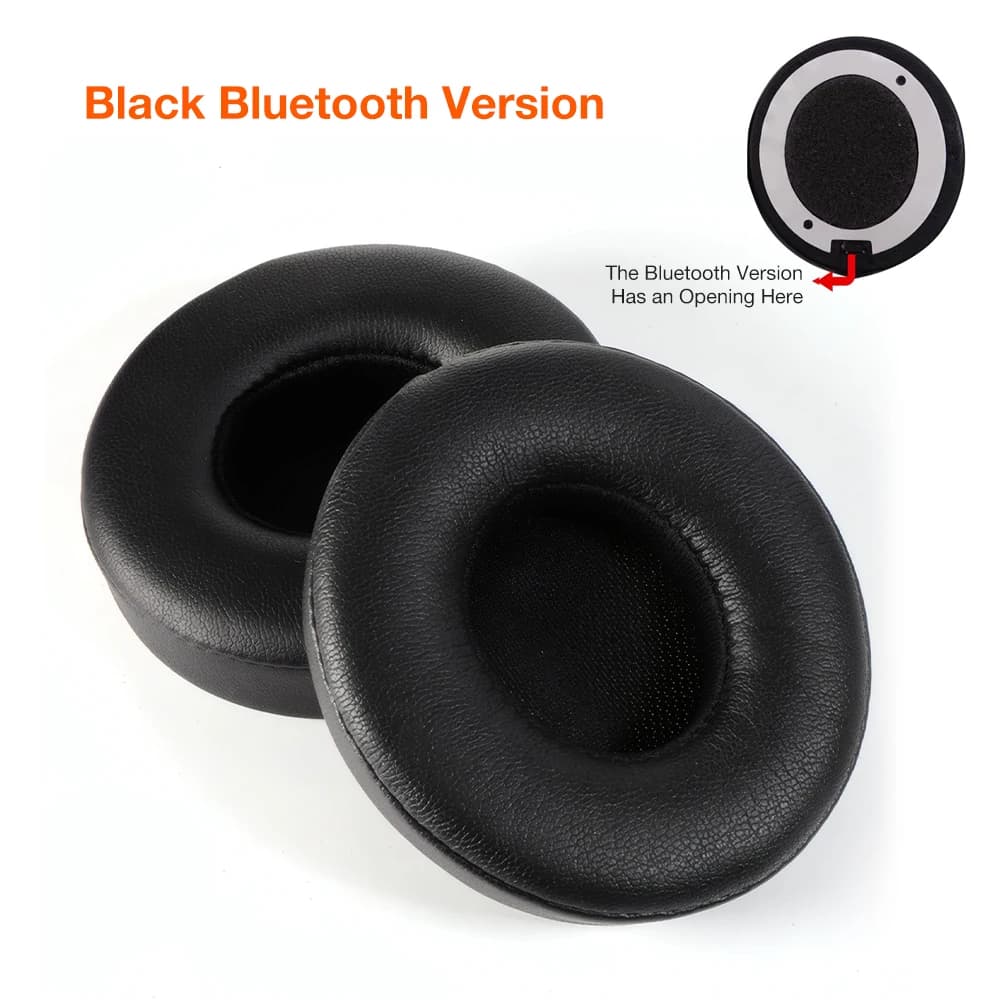 1 paire de coussinets d'oreille de remplacement pour Beats Solo 2 3 écouteurs sans fil/filaire houss