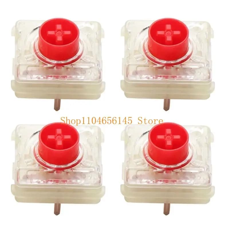 Cherry profil bas rvb rouge/argent commutateur personnalisé pour clavier mécanique ordinateur portab