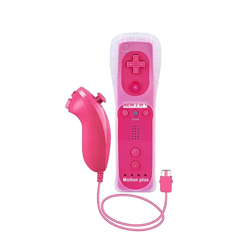 Télécommande et contrôleur Dahchuck pour Nintendo Wii, manette de jeu 2 en 1, Motion Plus