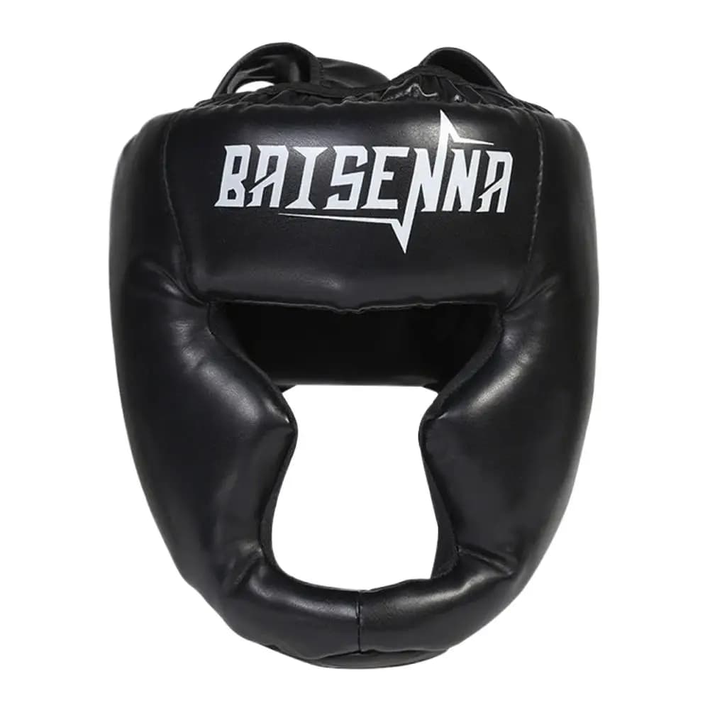 Casque de kick-boxing réglable S/L pour adultes et enfants, équipement de Muay Thai en PU, protectio