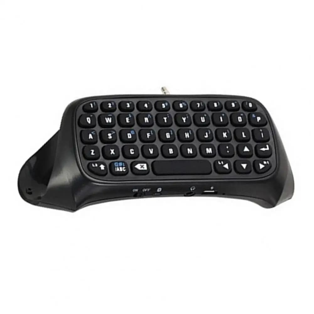 Manette de jeu sans fil avec clavier V3.0 Bluetooth détachable USB pour PS4