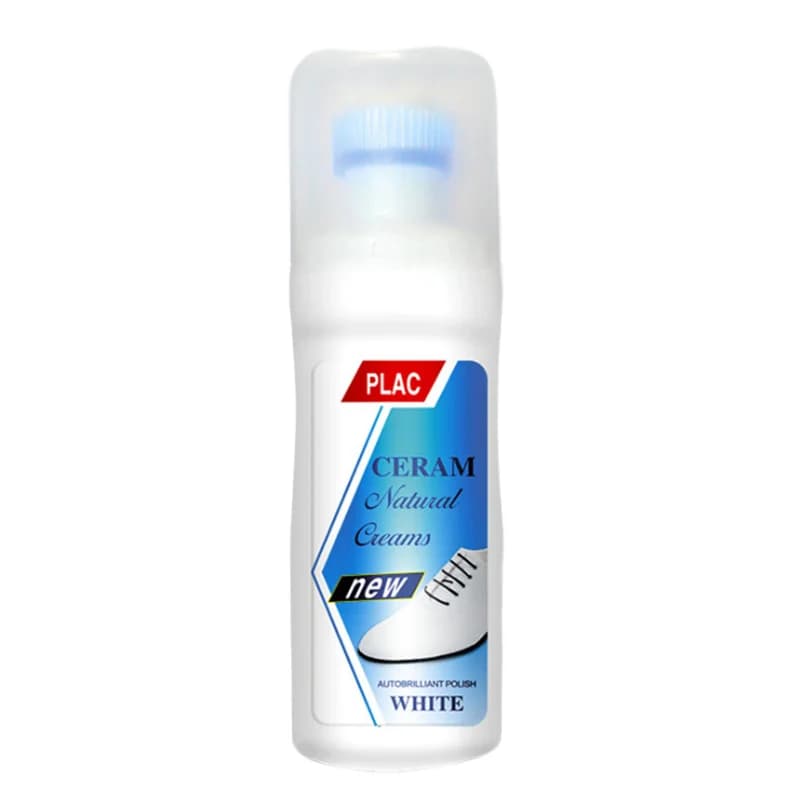 Nettoyant pour chaussures blanches, bord jaune, élimination des taches de saleté, blanchit, vernis r