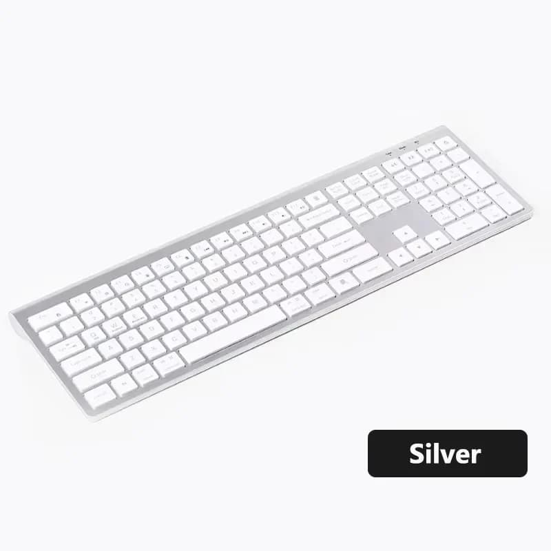Ensemble clavier et souris sans fil Bluetooth 5.0 et 2.4G, pour iPad, Macbook, Android, ordinateur p