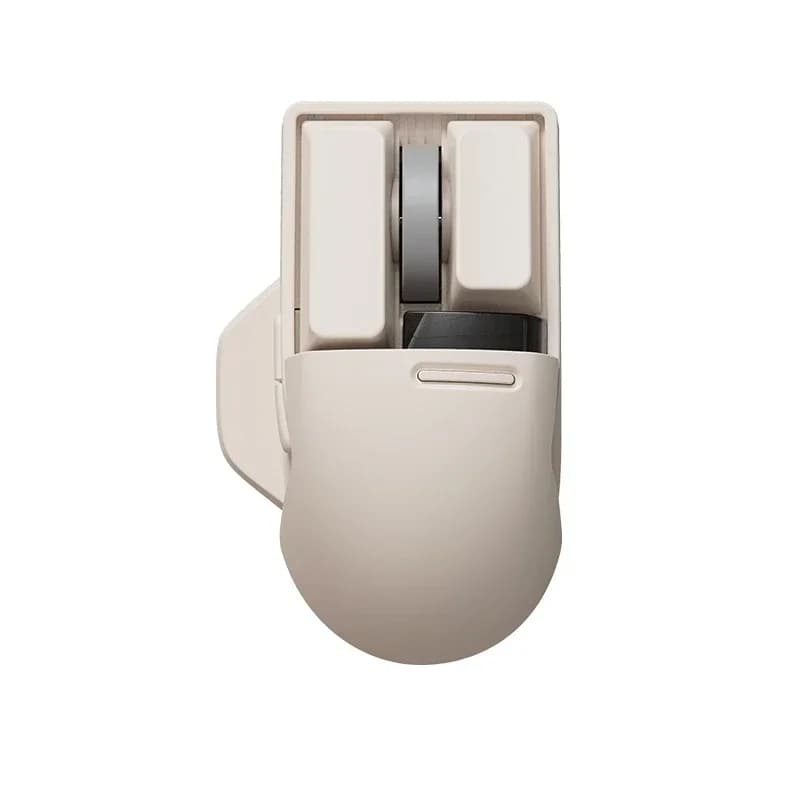 LOFREE Touch PBT souris sans fil 3 modes avec récepteur USB connexion filaire Bluetooth Rechargeable