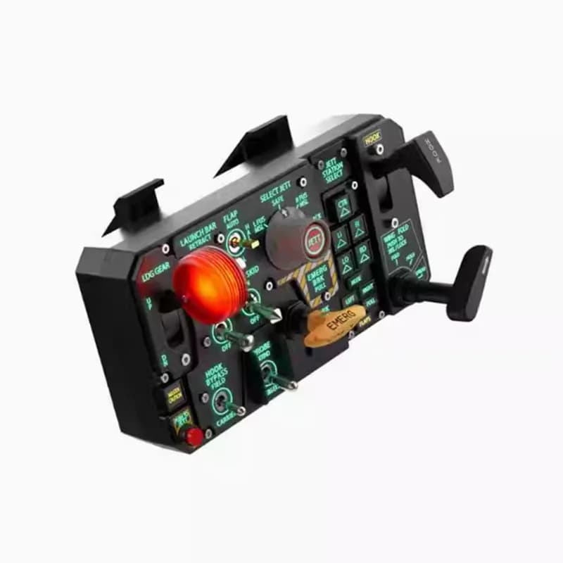 Simulation de vol PTO 2 panneaux, accessoires de simulateur de vol à décollage pour périphériques de