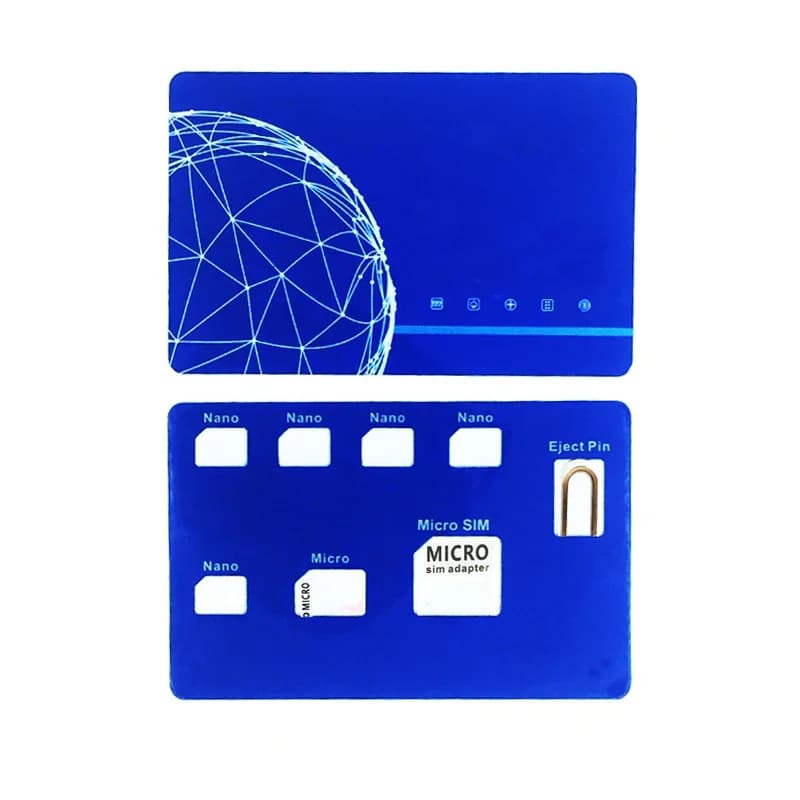 CharacterepiCard Holder Case with Card, Card Adapter Set, Phone Pin, illac, Quality Converter Set, C