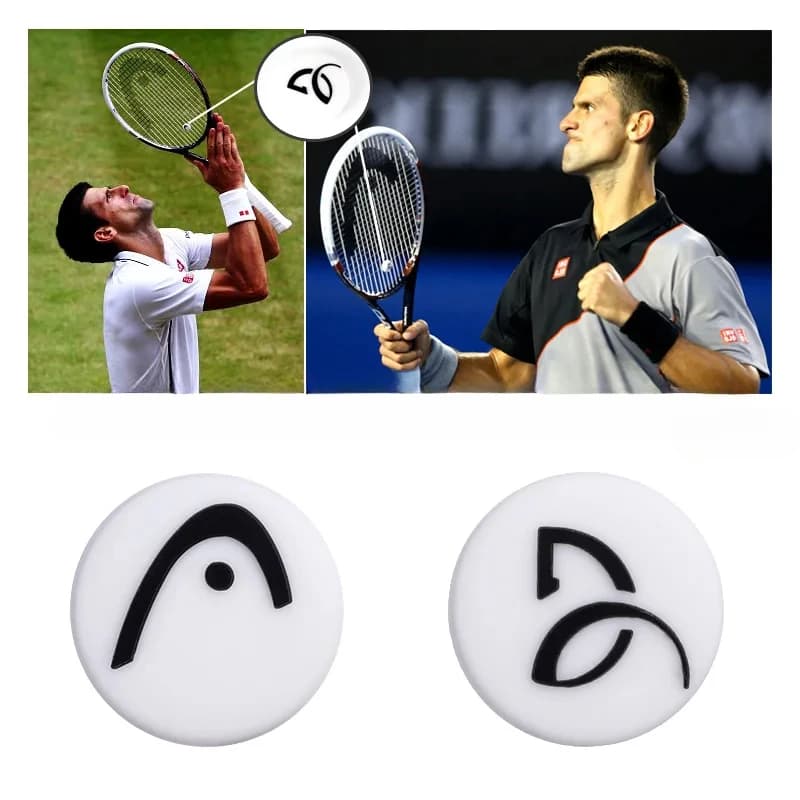 Tête de raquette de Tennis, accessoires de sport en Silicone, amortisseur multicolore, accessoire de