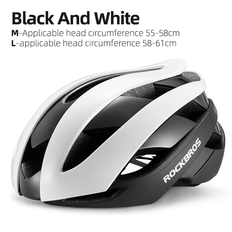 ROCKBROS-Casque de vélo ultraléger, casque de vélo de route, casquettes de scooter VTT, casque de mo