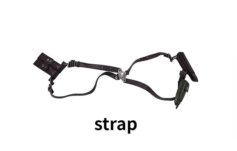 Nouvelle Version Remake Leon Cosplay Accessoires Re Leon Scott Kennedy Cosplay Ceinture et Sangle Co