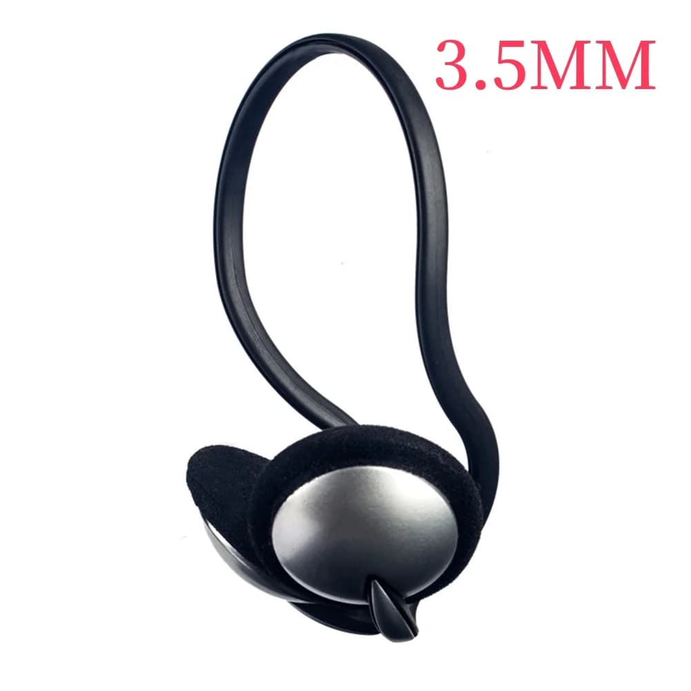 Écouteurs Filaires de la raq, avec Prise de 3.5mm/6.35mm, Son de Piano Noir, pour TV, PC du Matin, E