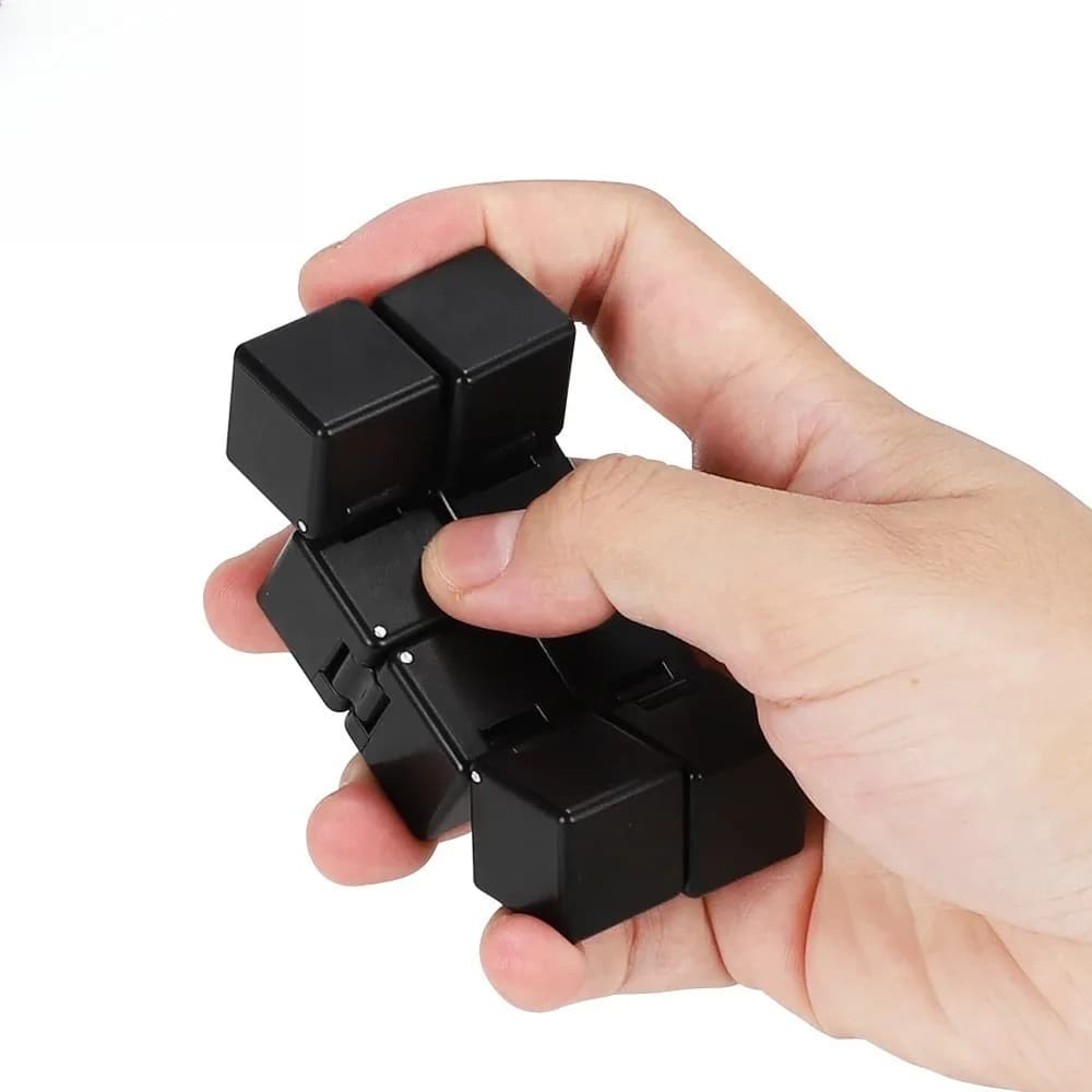 Cube infini, Fidget Cube nouvelle version, jouets sensoriels pour soulager le stress et l'anxiété/AD