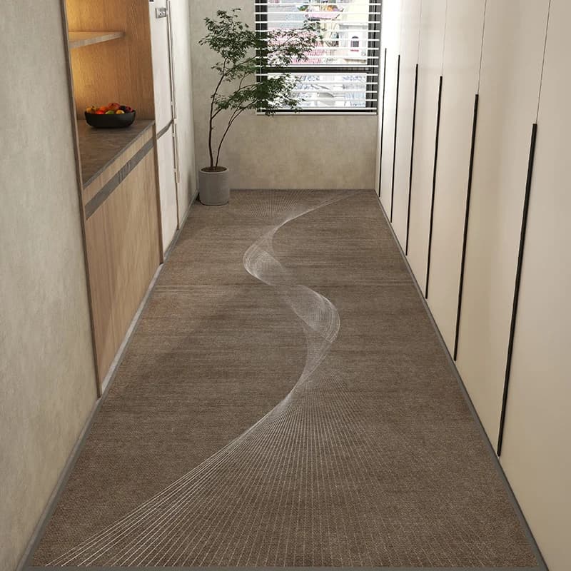 Tapis de couloir haut de gamme, tapis de chambre à coucher, allée complète, chemin d'escalier de vil