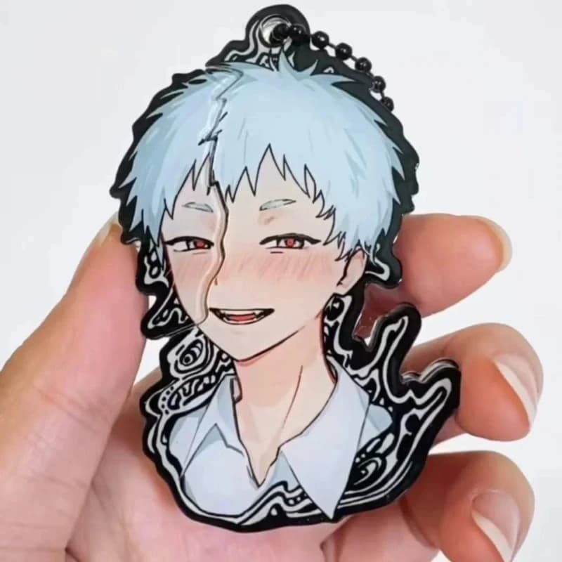 Anime l'été Hikaru Died Cosplay porte-clés acrylique dessin animé Figure téléphone chaîne corde port