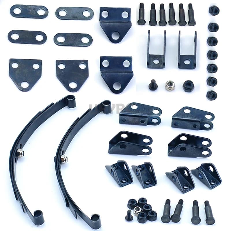 1 paire de ressorts de suspension avant/arrière en métal simulé pour camion à benne basculante RC Ta