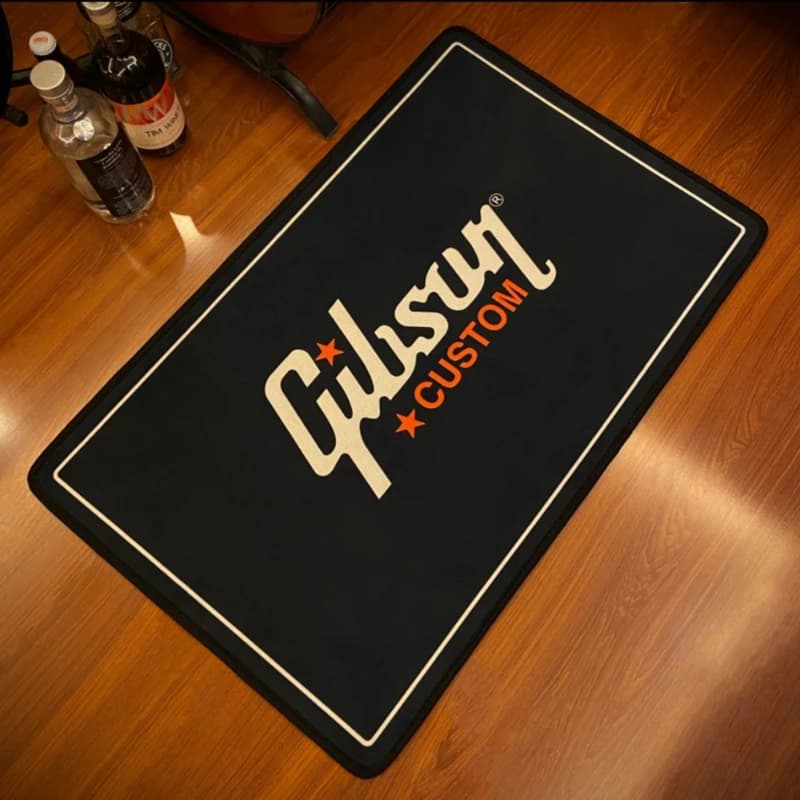 Gibson musique tapis carré anti-dérapant couloir balcon cuisine porte tapis chambre chevet tapis Yog