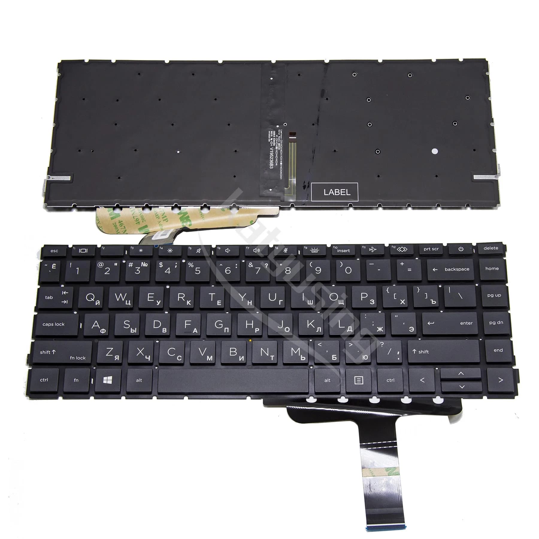 Clavier Rus US pour HP ProPle440 G8 445 G8 avec coque supérieure et repose-l'hypothèse rétro4.2