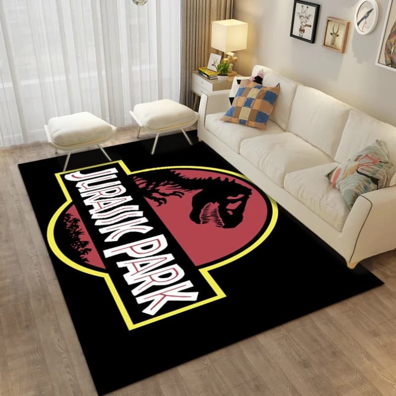 208.assic Park-Tapis de dessin animé dinosaure pour enfants, tapis, zone non ald lea, tapis pour sal