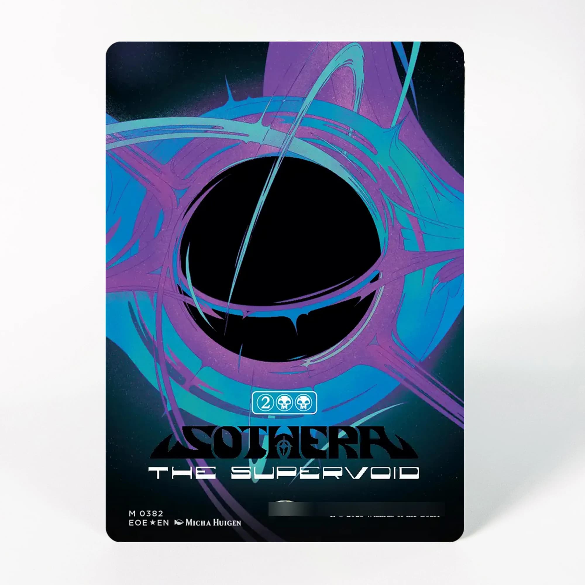 EOE Edge of Eternities Set Sothera, the Supervoid Icetill Explorer Starfield Magical Card Replica Pr